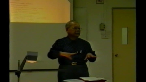 Thumbnail for Pelajaran Budaya Melayu oleh Cikgu Mohd Ariff Ahmad (15/10/1990)