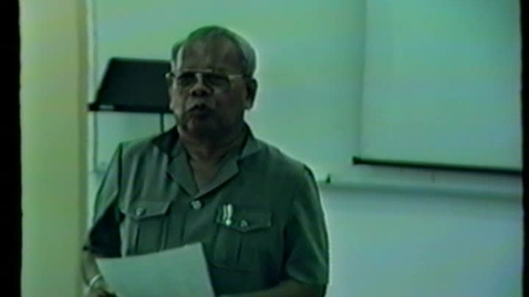 Thumbnail for Pelajaran Budaya Melayu oleh Cikgu Mohd Ariff Ahmad (11/10/1990)