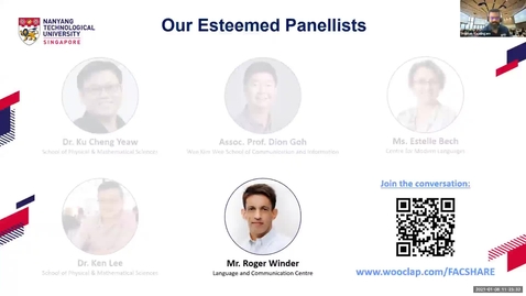 Thumbnail for Mr Roger Winder shares about Purposeful Student Engagement and Learning Using WooClap