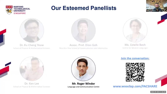 Mr Roger Winder shares about Purposeful Student Engagement and Learning Using WooClap