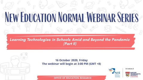 Thumbnail for Learning Technologies in Schools Amid and Beyond the Pandemic (Part II)