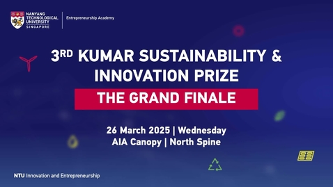 Thumbnail for Grand Finale of 3rd Kumar Sustainability &amp; Innovation Prize - Grand Finale Award Ceremony