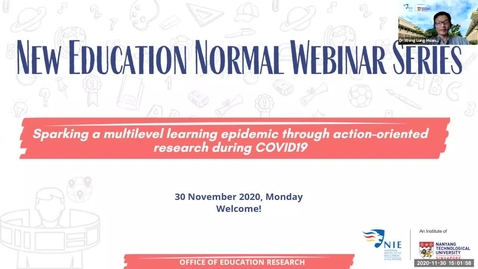 Thumbnail for [NEN Webinar] Sparking a multilevel learning epidemic through action-oriented research during COVID-19
