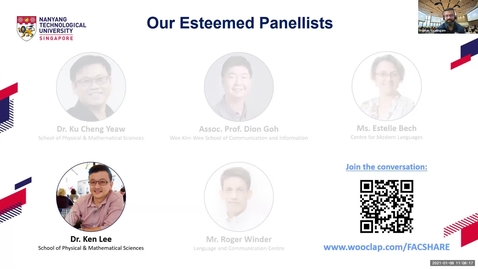 Thumbnail for Dr Ken Lee shares about Purposeful Student Engagement and Learning Using WooClap