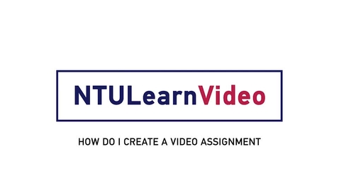 Thumbnail for How Do I Create a Video Assignment