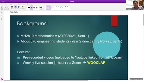 Thumbnail for Dr Ku Cheng Yeaw shares about Purposeful Student Engagement and Learning Using WooClap