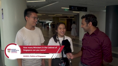 Thumbnail for HA1011 - Politics of Singapore