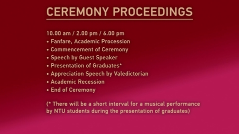 Thumbnail for Convocation 2019 _ Ceremony 14