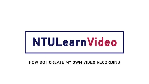 Thumbnail for How do I create my own recording