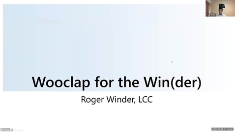 Thumbnail for Mr Roger Winder shares about Purposeful Student Engagement and Learning Using WooClap
